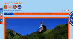 Desktop Screenshot of lescamelias.eu